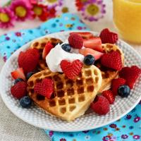 Scandinavian Sweetheart Waffles image