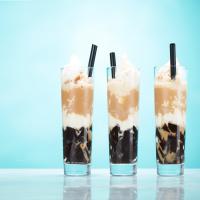 Frozen Iced Coffee With Coffee Jelly image