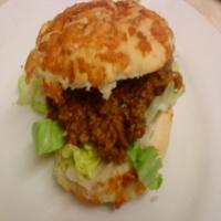 Sloppy Dogs - Ground Beef Sloppy Joes With Cheese in Hot Dog Bun image