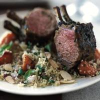 Roast rack of lamb with Moroccan spices image