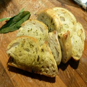 Olive Oil, Herb and Garlic Bread image
