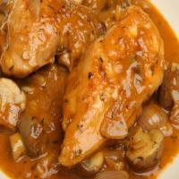 Sauteed Chicken With Mushrooms And Garlic_image