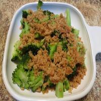 Broccoli with Browned Buttered Bread Crumbs image