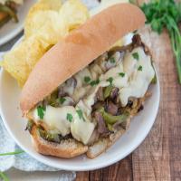 Philly Cheesesteak Sandwich (((Authentic))) image