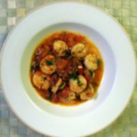Shrimp & Tomatoes in Spicy Broth image