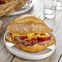 Creamy Dijon Hot Ham Sandwiches image