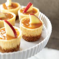 Salted Caramel Apple Cheesecake Bites image