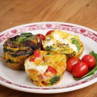Muffin Tin Customizable Veggie Egg Cups Recipe by Tasty image