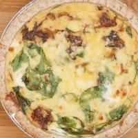 Caramelized Onion, Spinach, and Feta Quiche_image