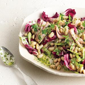White Bean and Tuna Salad with Radicchio Recipe | Epicurious.com_image