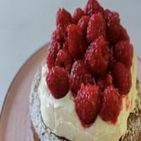 White Chocolate Chunk & Raspberry Jam Cake Recipe by Tasty image