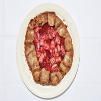 Strawberry-Rhubarb Galette with Buckwheat Crust_image