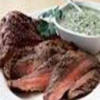 Steak with Blue Cheese Dressing_image