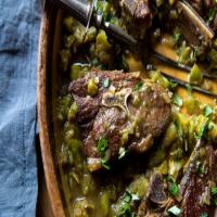 Lamb Chops With Green Tomatoes image