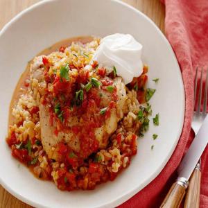 Chicken and Rice Paprikash Casserole image