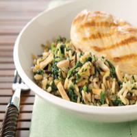 Spinach-Rice with Almonds image