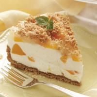 Peaches and Cream Torte image