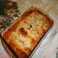 Ground Chicken and Spinach Cannelloni image