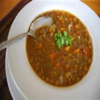 Hearty Crock Pot Lentil & Ham Soup image