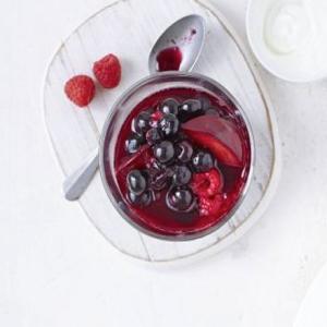 Summer fruit compote image