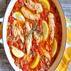 Skillet Chicken with Lemon and Rosemary image