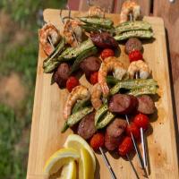 Lowcountry Okra and Shrimp Kebabs_image