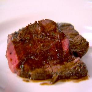Roasted Beef Tenderloin with Rosemary, Chocolate and Wine Sauce image