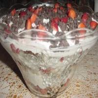 Chocolate Raspberry Cheesecake Trifle image