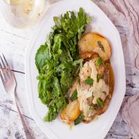 SAUTEED CHICKEN with CURRIED APPLES image