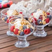 Berries with Spiced Cream image