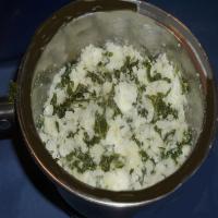 Mashed Potatoes with Kale and Leeks image