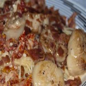 Father-in-Law's Scallops with Sun-Dried Tomatoes and Bacon_image
