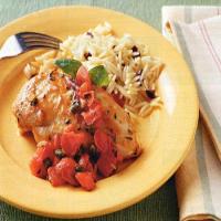 Summer Chicken Sauté with Tomato-Basil Sauce_image