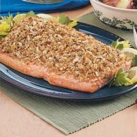Baked Salmon with Crumb Topping_image
