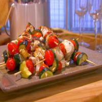 Halibut Kabobs with Zucchini and Grape Tomatoes image