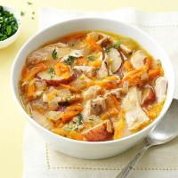 Pressure-Cooker Spring-Thyme Chicken Stew image