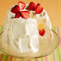 Fluffy Strawberry-Lemon Cake image