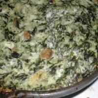 Crustless Dill Spinach Quiche With Mushrooms and Cheese_image