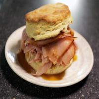 Smoked Ham Biscuit Sandwich_image