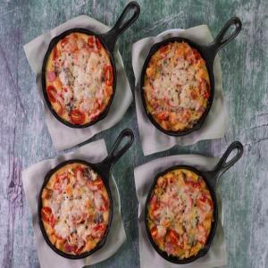Individual Ham and Cheese Breakfast Bakes image