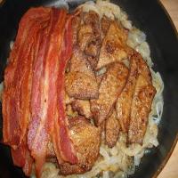 Beef or Pork Liver, With Bacon and Onions (For 2)_image