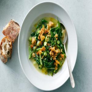 Summery Greens and Beans With Toasted Crumbs image