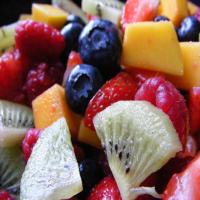 Fruit Salad With Apple Vanilla Syrup image