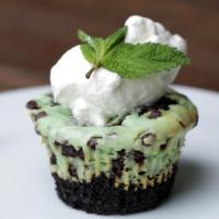 Mint Chocolate Chip Cheesecake Brownie Cups Recipe by Tasty_image