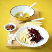 Easy Beet, Pear, and Goat-Cheese Salad image