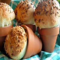 Rustic Flower Pot Bread Loaves or Bread Rolls_image