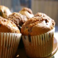 Streusel Topped Blueberry-Chocolate Chip Muffins image