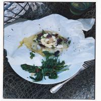 Black Cod with Olives and Potatoes in Parchment_image