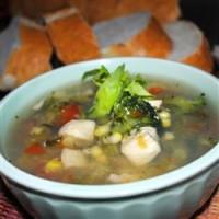 Meghan and Jenn's Veggie, Chicken and Herb Soup_image