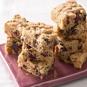 Cranberry-Chocolate Peanut Butter Bars_image